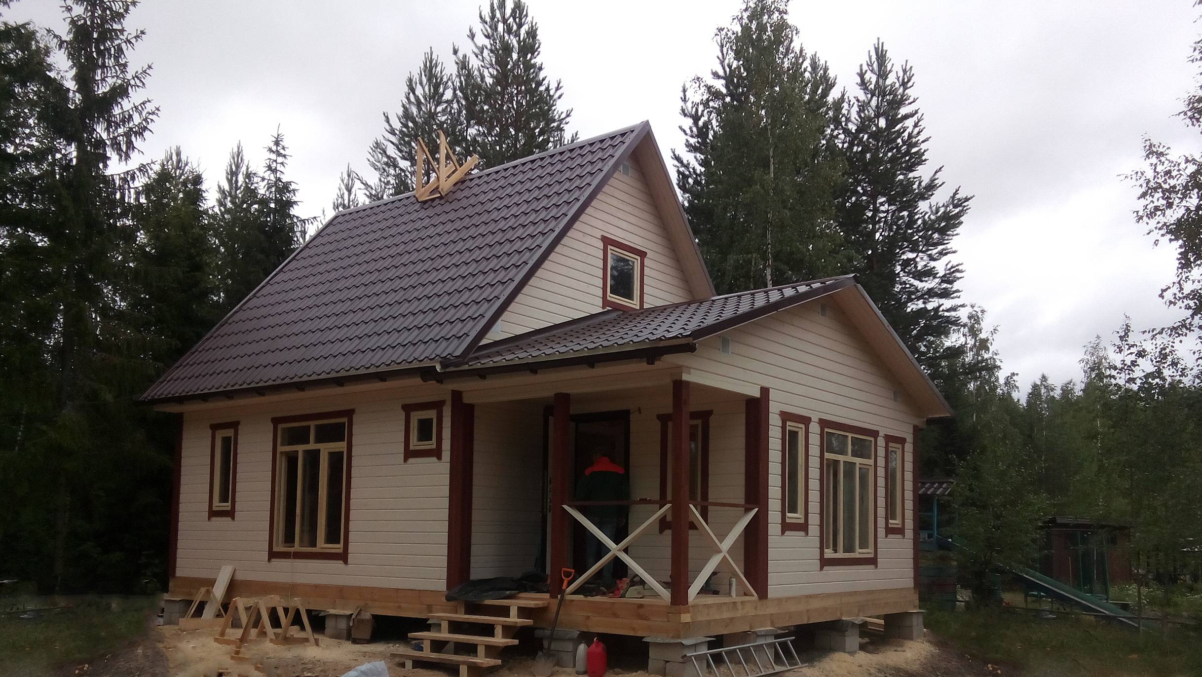 Баня с мансардой | + Отзыв.