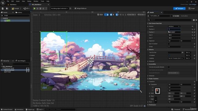 03 - Blueprint UI Design Constructing a Main Menu Layout in Unreal Engin