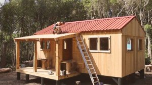 Мужик построил дом своими руками за 100 дней | От начала до конца