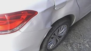 СИТРОЕН С4.Рихтовка заднего крыла.Кузовной ремонт