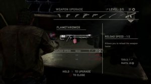 The Last of Us - Chap 8: Workbench: Flamethrower Reload Speed, UEC University HD Gameplay PS3