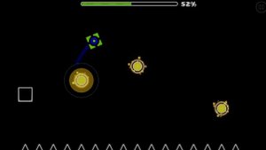 Geometry Dash прохождение шестого уровняcant let go (на 3 монеты)