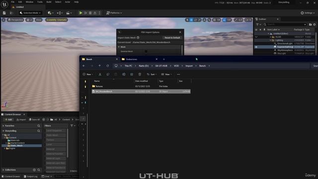 08 - Content Browser. UNREAL ENGINE 5 CINEMATIC UT HUB Course