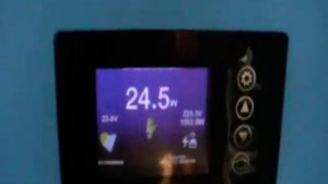 Работа солнечная станция 5 кВт при закате солнца.Солнечные панели Трина Солар Энерджи 250 ват.