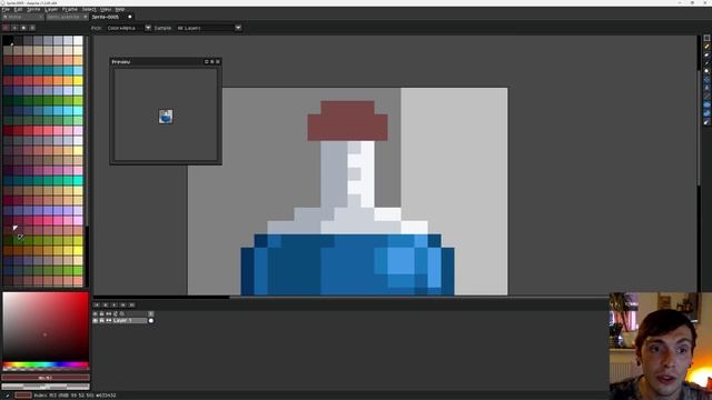08 - Pixel Art Potions for RPGs. PIXEL ART BOOTCAMP 2D RETRO GAME
