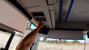 За рулём автобуса в Украине