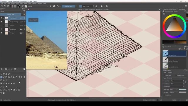 14. Egyptian Pyramids. DRAWING ISOMETRIC 101 by Riaan Marais