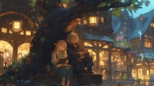 Спокойный дождливый вечер в деревне - Успокаивающая средневековая музыка #6