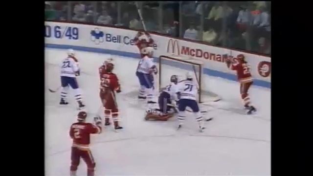 Flames vs Habs at the Montreal Forum (1987-88) смотреть онлайн