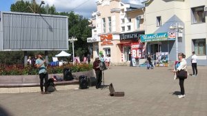 31.08.2021. Еврейская АО. Биробиджан. Еврейская музыка на ул.Шолом-Алейхема