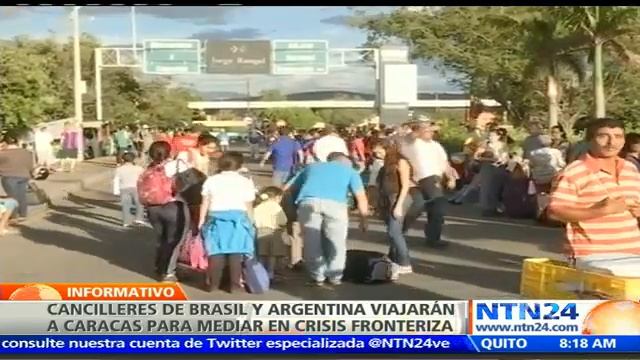 Cancilleres de Brasil y Argentina viajarán a Caracas para mediar en crisis fronteriza смотреть онлайн