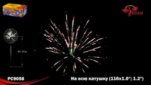 РС9058 На всю катушку Батарея салютов 116 залпов калибрами 1 и 1,2 дюйма