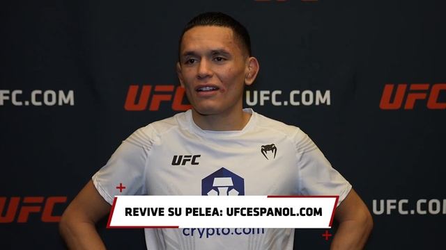#UFCVegas49: Carlos Hernandez Reacciona A Debut Victorioso
