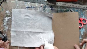 как сделать холст на картоне своими руками