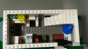 Обзор двухэтажного лего дома. Самоделка.