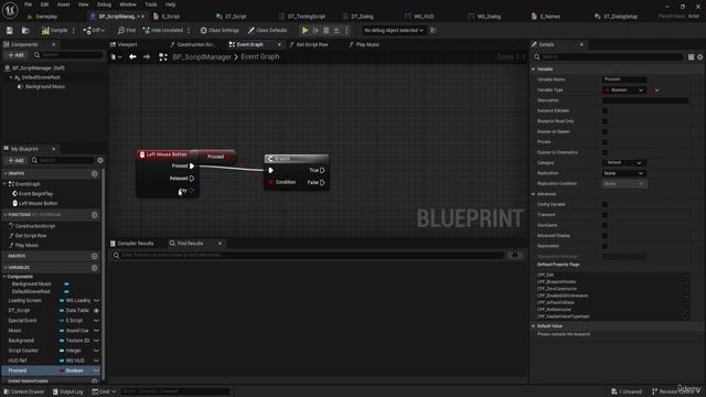 11 - Input Handling in UE5 Crafting Dialog Action Events with Blueprint