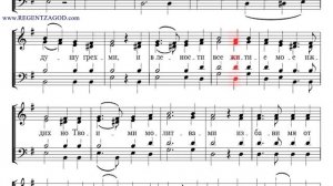 Покаяния отверзи ми двери. Бортнянский. Усиление альта.