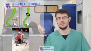 Первая помощь при укусе клеща