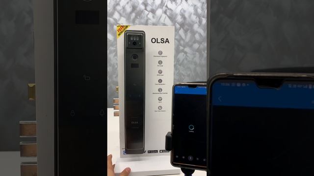 Olsa work with Xhome intercom door view smart WiFi lock