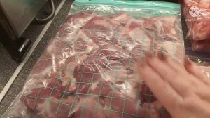 Закупка мяса на месяц. Небольшие заготовки