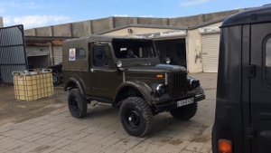 ГАЗ 69 Andoria 4C90 после капремонта  Часть 1