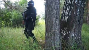 Тесты военного экзоскелета в тяжелой броне #экзоскелет #экипировка #drone #equipment #warriors #war
