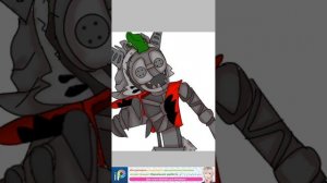 рисунок фнаф 9 руины Роксана Вульф