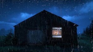 🔊 Расслабляющий стук дождя по жестяной крыше | Гром для сна и релаксации