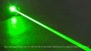Мощная зеленая лазерная указка 1000мВт