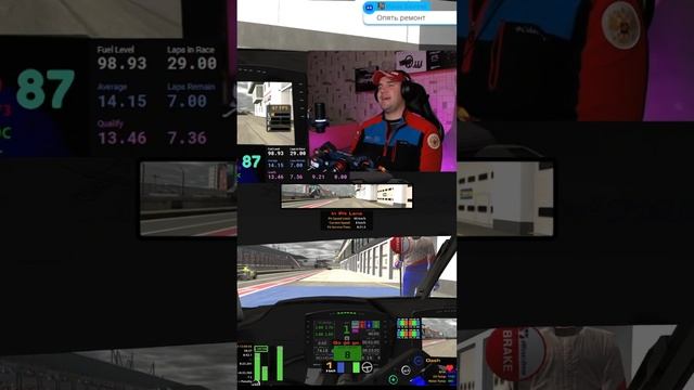 КОРОТКО ПРО СИМРЕЙСИНГ #simracing #memes #motorsport #iracing #gaming #streamer