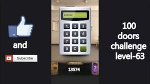 100 doors challenge level 63| вызов 100 дверей 63 уровень/