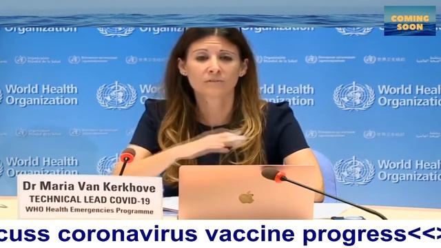Dr. Maria Van Kerkhove, head of the WHO's emerging diseases and zoonosis unit, said.