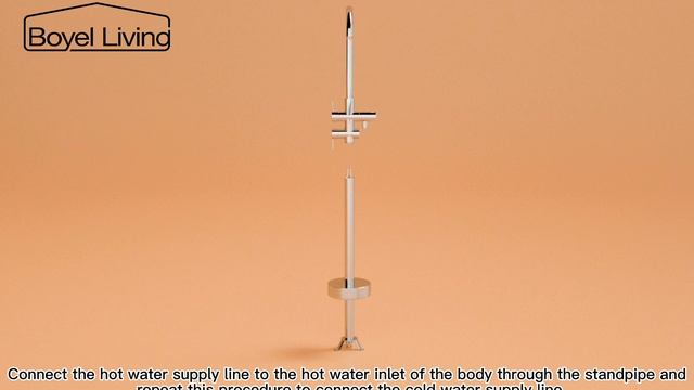 Boyel Living freestanding bathtub faucet installation reference video смотреть онлайн