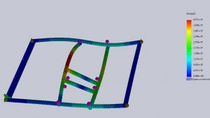 Анализ собственных частот в SolidWoks Simulation