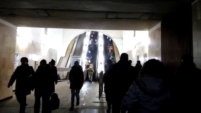 Эскалаторы на ст. м. Тимирязевская