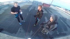 GOPRO| Спуск через восьмёрку| 30 метров|