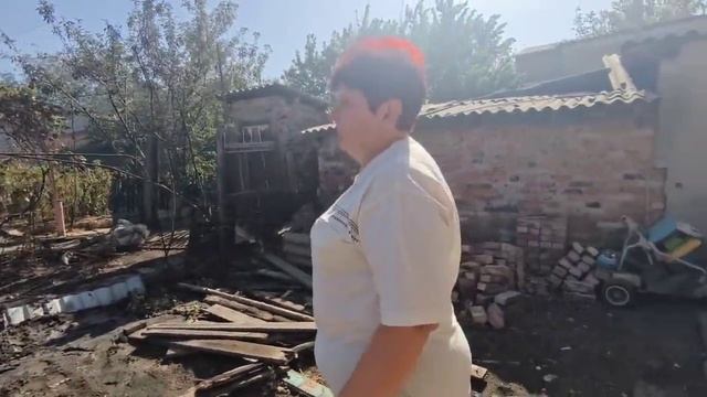 Последствия обстрела Петровского района