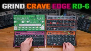 Behringer Grind, Crave, Edge and RD-6: Meet for First Time