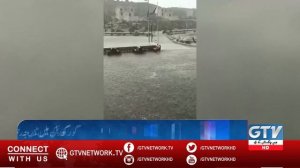 Heavy Rain Fall In Gorakh Hill Sindh | Breaking News | GTV Network HD