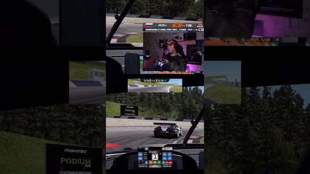 ЭПИЧНАЯ АВАРИЯ НА ПЕРВОМ КРУГЕ #simracing #motorsport #memes #assettocorsacompetizione #lfm #gaming