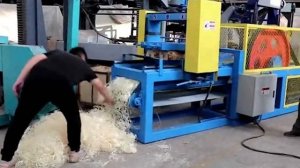Испытание древошёрстного станка для изготовления тонкой древесной стружки