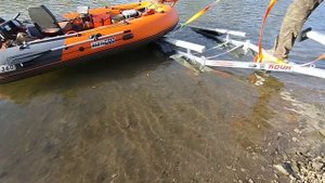 Подъем лодки Боатсман 360.