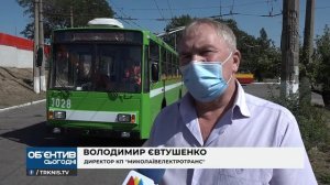 Об'єктив 7 09 20 "Миколаївелектротранс" своїми силами відремонтував тролейбус