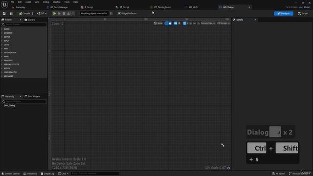 08 - UE5 HUD Dialogue Widgets Blueprint Design Principles
