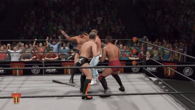 AEW Forbidden Door 2023 | Orange Cassidy v Daniel Garcia v Shibata v Sabre Jr (WWE 2K23 SIM) смотреть онлайн