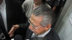 Ingreso de Efraín Ríos Montt a audiencia
