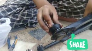 How  to repair front hissa of suzuki bolan suzuki ravi