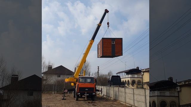 Модульный дом разгрузка смотреть онлайн