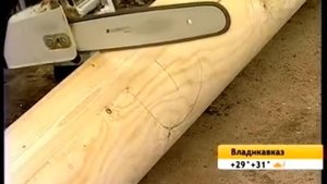 Строительство бани из оцилиндрованного бревна