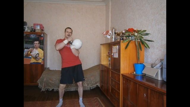 Подъем гири 40 кг. 140 раз за 5 мин.Jerk gira (KB) 40 kg. 140 reps in 5 min. смотреть онлайн